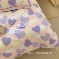 Romantic Houses bed sheet cover bedding pillowcase set